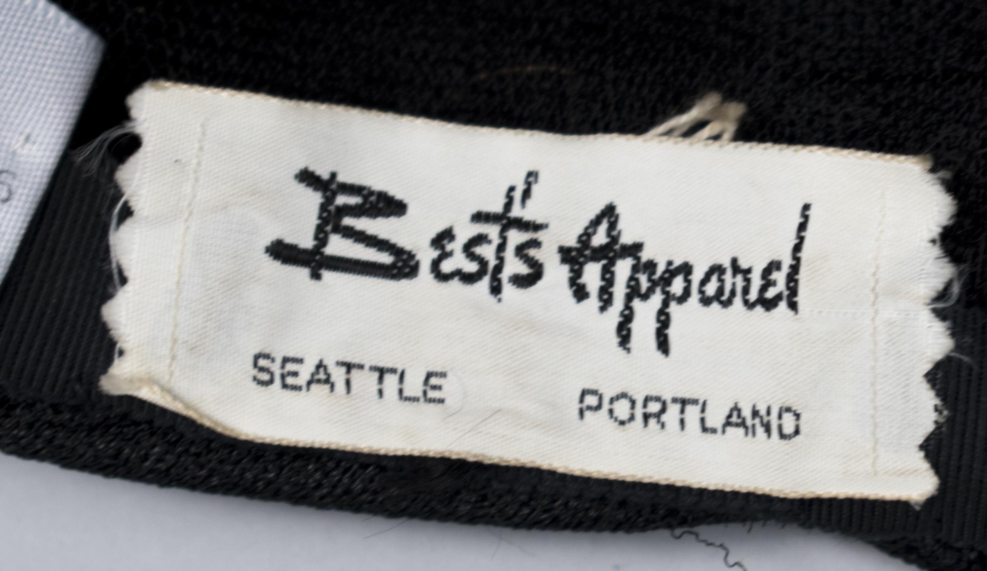 Image of Black wrapped hat, ca. 1955